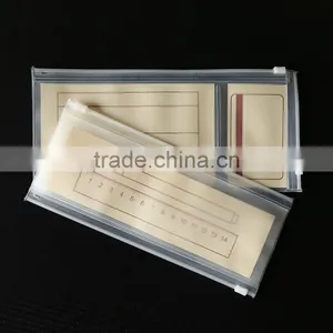 Custom Cheap EVA Pocket Transparent Planner Pouch With Zipper Top thumbnail-5