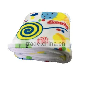 New Design for Cartoon Printed Promotional Baby Blanket thumbnail-5