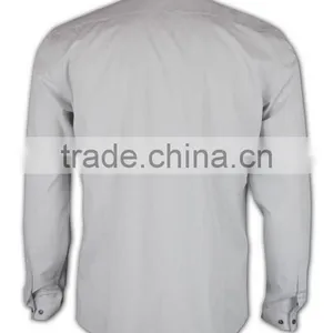 100% Cotton Design China Made Slim Custom Mens Heavy Cotton Shirts thumbnail-3