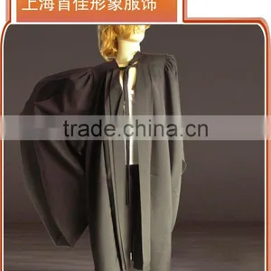 Chinese Silk Robe,fashion Graduation Robe,PHD Academic Cheap Graduation Robe thumbnail-1