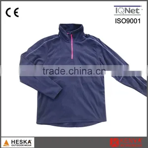 Custom Mens Outdoor Coat Blank Light Cheap Sweat Fleece Jacket thumbnail-2