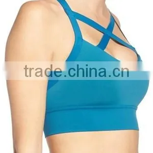 OEM Service Wholesale Dry Fit Comfortable Sexy Ladies Gym Sport Bra thumbnail-3