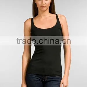 Women's Skinny Black Top Tank thumbnail-1