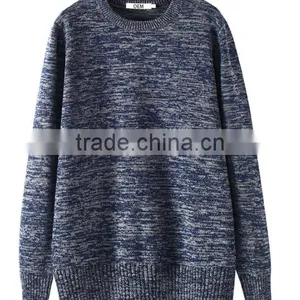 Mens High Quality Jacquard Knit Custom Sweater for Wholesale thumbnail-4
