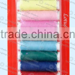 40S/2 50METER/CONE 12CONE/CARD Polyester Sewing Thread thumbnail-1