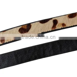 Real Leather Horsehair Jewelry Rope Multicolor Leopard Print 11.5mm( 4/8"), 1 Yard thumbnail-1