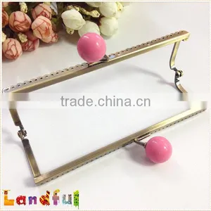 Wholesale Colorful Candy Heads With Sewing Holes Metal Bag Purse Frame thumbnail-3