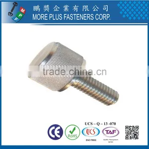 Knurled Head Over Sized Head Right Hand Threads Thumb Screw thumbnail-2