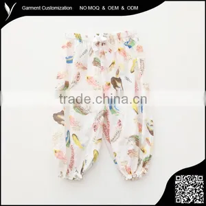Summer Girl Children Anti-Mosquito Pants Cotton Linen Baby Bloomers thumbnail-2