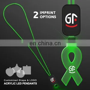 Customized Logo And Shape Christmas Led Necklace thumbnail-1