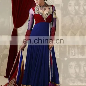 Designer Anarkali Suit thumbnail-1