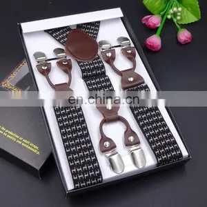 Fashion Wholesale High Quality 3.5cm Jacquard Suspenders thumbnail-2