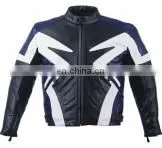 Mens Leather Biker Jacket HMB-0401C thumbnail-1