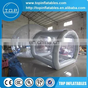 High Quality Service Equipment PVC Tarpaulin Inflatable Clear Dome Tent thumbnail-1