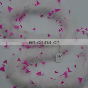 Decorative Colorful Fluffy Ostrich Feather Soft Boas for Sale Cheap thumbnail-2