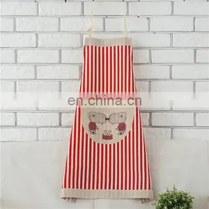 New Look Red Stripe Polyester Houseware Apron thumbnail-2