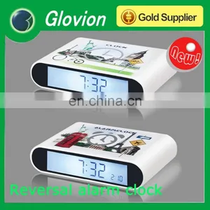 Novelty Reversal Desktop Clock Table Clock Led Clock thumbnail-1