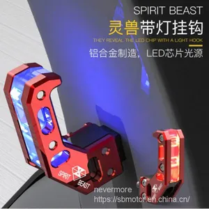 Spirit Beast Motorcycle Modified al Holder Helmet Hook Cool Styling With Led Shining DL305 L7 thumbnail-1