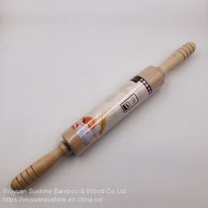 Wooden Rolling Pin, Made of Chinese Cherry thumbnail-1