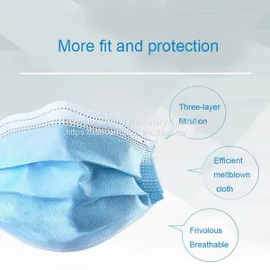 Spot Disposable Non Woven 3 Ply Face Mask thumbnail-3