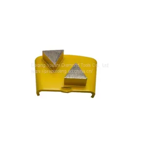 True Shine Brand Metal Bond Diamond Concrete Grinding Plate/shoe/segment/disc for HTC Machine thumbnail-2