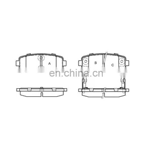 Brake Pads for HYUNDAI OE D1157 GDB3451 D11195M 58302-1GA00 thumbnail-1