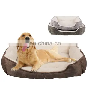 Wholesale Washable High Quality Custom Insert Designer Luxury Large Big Bunk Doggie Bedding Pet Dog Bed For Dog Pet thumbnail-2