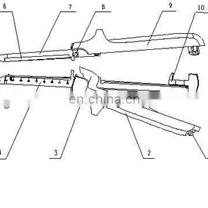CE Certified Geyi Surgical Disposable Linear Cutter Stapler With Reloads thumbnail-2