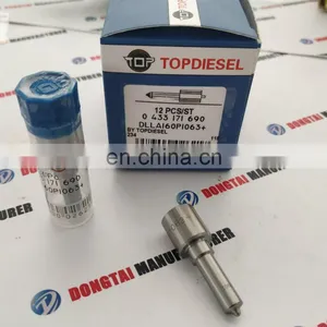 TOPDIESEL Common Rail Injector Nozzle DLLA160P1063+ 0433171690 for Injector 0445110122 thumbnail-1