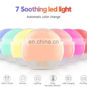 High Quality Plastic Battery Operated Rgb Lamps Home Decor Night Light thumbnail-3