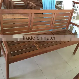 BEST PRICE - Wooden Park Bench - Indoor Furniture - Eucalyptus Bench thumbnail-1