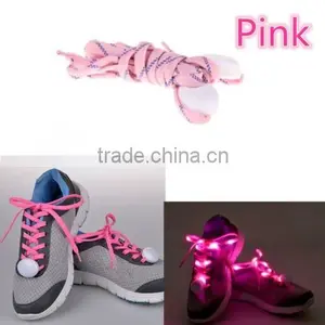 I Pair (2pcs) LED Nylon Light Up Shoelaces Flashing Shoe Laces thumbnail-6