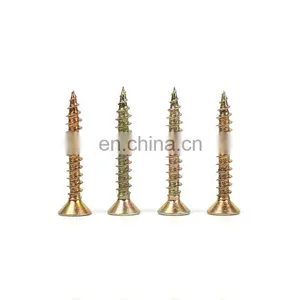 C1022A Hardened Steel Flat Countersunk Chipboard Screw Cutting Thread thumbnail-1