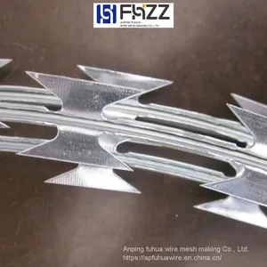 General Purpose BTO-22 Spiral 304 Stainless Steel Razor Barbed Wire thumbnail-2