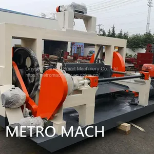 8ft Vertical Hydraulic Wood Veneer Spindle Peeling Peeler Machine for Making Plywood thumbnail-4