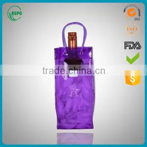 Various Low Cost Clear Pvc Ice Wine Bag/ PVC Wine Ice Bag thumbnail-2