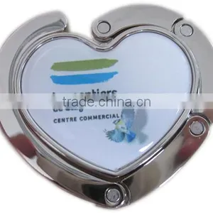 Heat--shaped Epoxy Paster Inside Metal Lady Button With Customized Logo thumbnail-1