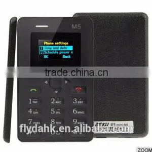 Colorful Cool Thin 4.8mm Ultra Thin M5 Mobile Pocket Card Phone Mini Gift Child Basic Mobile Phone Wholesale thumbnail-2