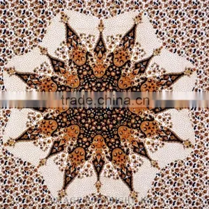 Indian Tapestry Cotton Brown Floral Print Vintage Wall Hanging Tapestries Throw Mandala Print Bedsheet thumbnail-3
