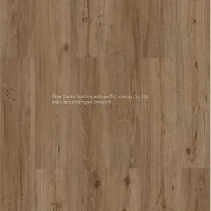 GKBM Greenpy SY-W1005 New Eco-Friendly Waterproof Flax Oak 4mm Click Stone Plastic Composite SPC Flooring thumbnail-2