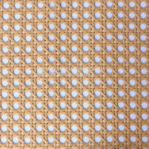 Plastic Eye Da Yellow Glue Plastic Hexagonal Rattan Octagonal Cat's Eye Mat Furniture Rattan Woven Material PE Rattan Mesh DIY Tray thumbnail-3