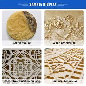 3 Axis 1325 Automatic Woodworking Advertising Making 3D CNC Router Machine for Furniture Cabinet Cutting Foam Acrylic MDF PVC Wood Carving Aluminum Engraving thumbnail-2