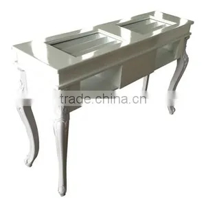 Nail Salon White Manicure Table for Sale thumbnail-6
