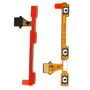 Wholesale Power Flex For Huawei Y6 2019 Volume Flash Light Switch On Off Button With Metal Bracket Replacement thumbnail-1
