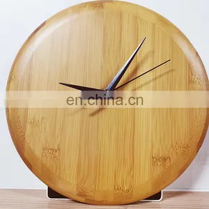 Eco Fridely Nordic Style Living Room Bedroom Decoration Pendulum Wooden Wall Clock thumbnail-1