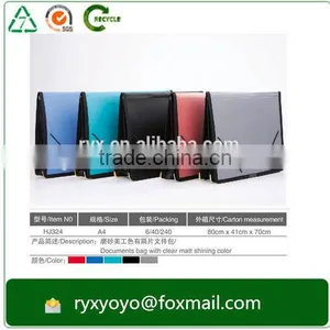 High Quality pp Clear Hard Plastic Document Box With Elastic Bands thumbnail-5