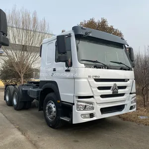 Heavy Duty 10 Wheeler Used Howo Tractor Truck 6x4 Used Truck Tractor Trailer Head Sinotruck Euro 2 3 4 thumbnail-1