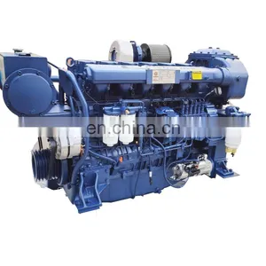 Hot Sell 6 Cylinders 4 Strokes Water Cooled Weichai 550hp Marine Engine WP12C550 thumbnail-3
