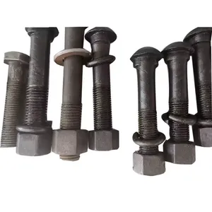 High Tension Guard Railway Fish Bolt Track Bolt Screw Bolt Nut thumbnail-4