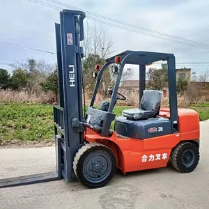 Cheap Chinese Origin Heli Hangzhou 2 Tons, 3 Tons, 5 Tons, 7 Tons, and 10 Tons Second-hand Forklift thumbnail-2